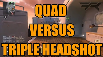 QUAD VS TRIPLE HEADSHOT