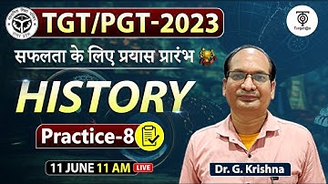 TGT/PGT - 2023 | History | Practice #8 | Start striving for success | Target with alok
