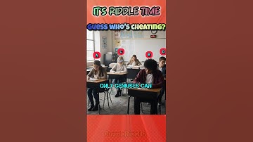🕵️Who’s Cheating in This Exam? | #mindbendingquiz #trivia #puzzleriseus #quizchallenge #brainteaser