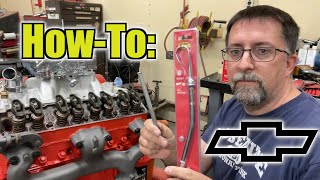 Small Block Chevy Two Piece Dipstick Tube Howto Install!