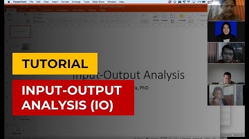 TUTORIAL ANALISIS INPUT-OUTPUT