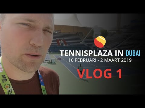 Tennisplaza in Dubai - Vlog 1: Christophe maakt kennis met de Dubai Duty Free Tennis Championships