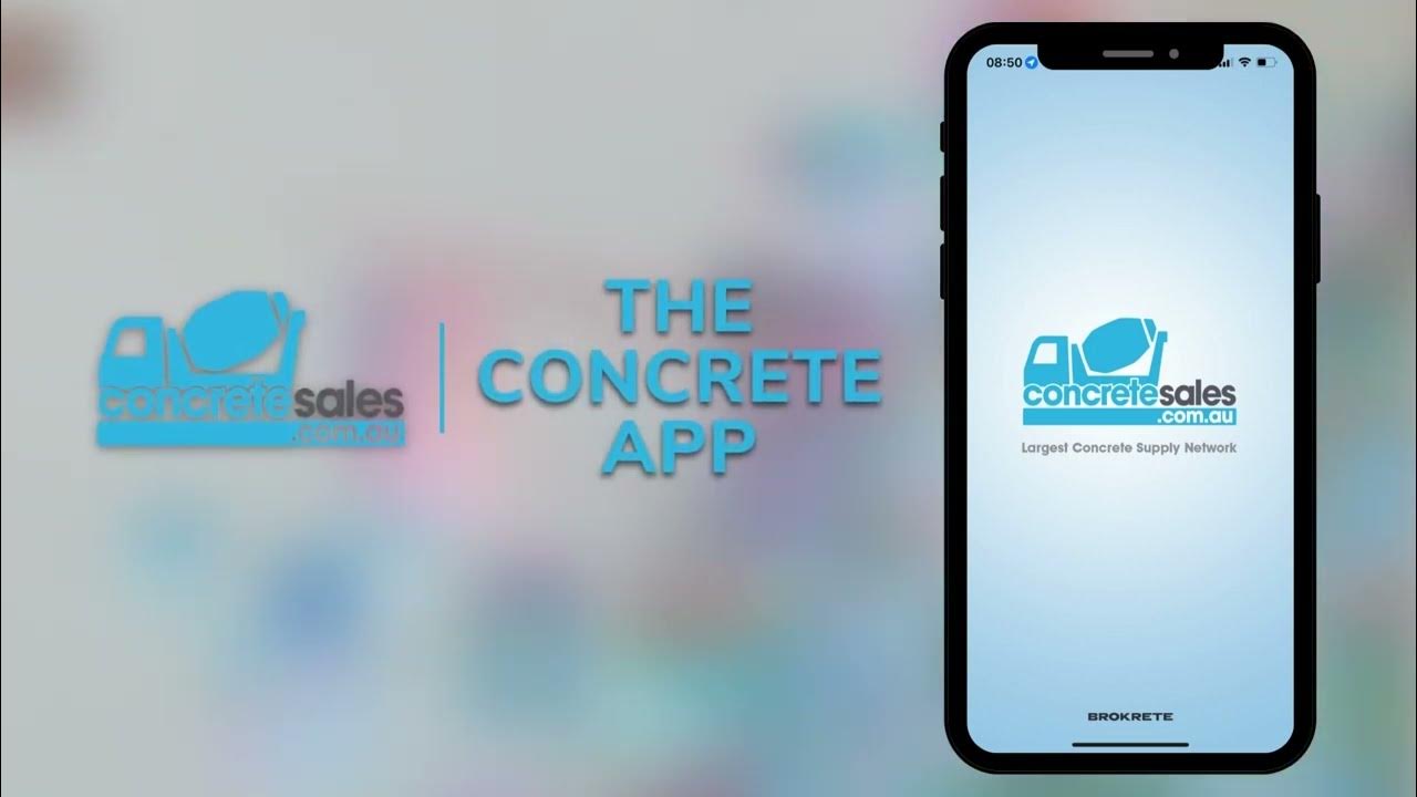 Introducing the Industry gamechanger app TheConcreteApp YouTube