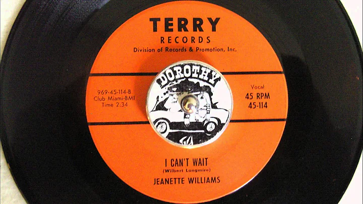 JEANETTE WILLIAMS - I CAN'T WAIT - TERRY RECORDS