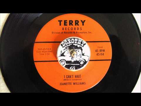 JEANETTE WILLIAMS - I CAN'T WAIT - TERRY RECORDS