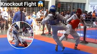 Guj. State Taekwondo Championship R-2 | Aniruddh🔵 vs 🔴Mewal | CBSE Zonal Taekwondo Fight #taekwondo
