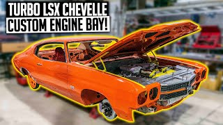 How to: Custom Engine Bay Sheet Metal Fabrication - 1970 Twin Turbo LSX Chevelle Ep. 7