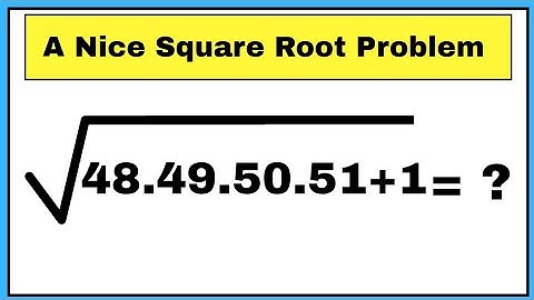 A Nice Square Root Problem|| Can you solve this?|| Olympiad Maths||
