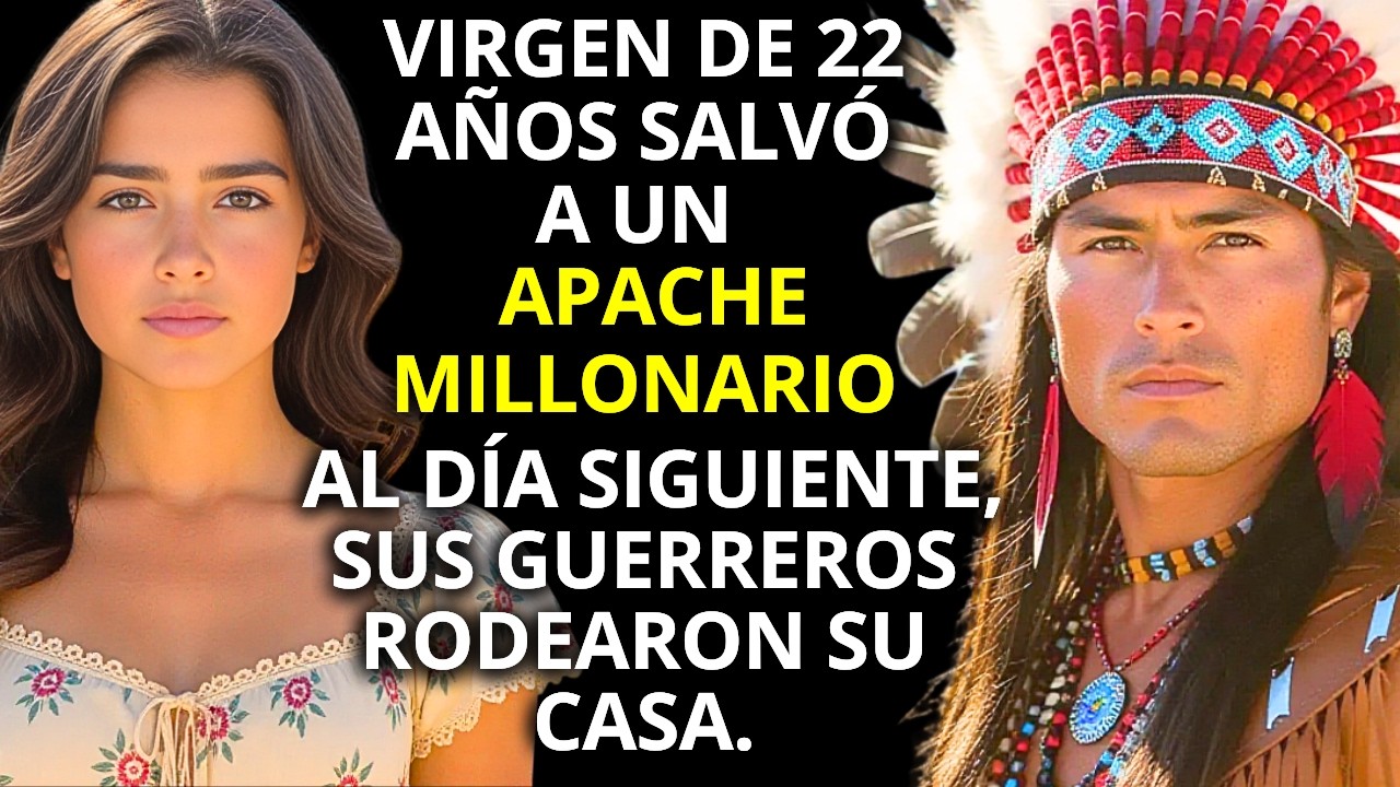 VIRGEN de 22 años SALVÓ a un APACHE MILLONARIO  Al día siguiente, sus GUERREROS RODEARON su CASA