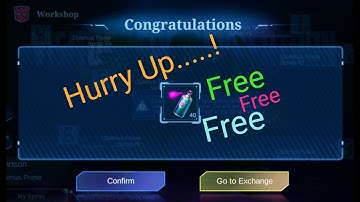 HOW TO GET MORE ENERGON SPRAY MLBB X TRANSFORMERS EVENT 2021 | #Simba_gaming