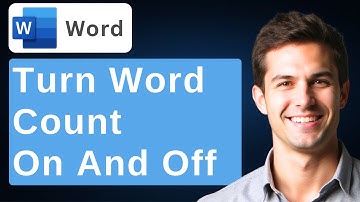 How To Turn On Off Word Count Microsoft Word [Tutorial] [2025 Guide]
