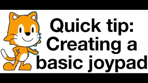 ScratchJr Quick tip: How to create & code a basic joypad (up, down, left, right) in under 2 minutes