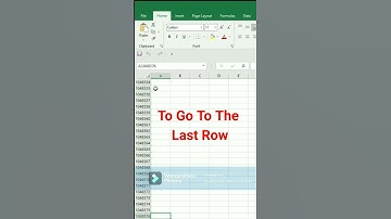 How to check the Number of rows and columns in excel