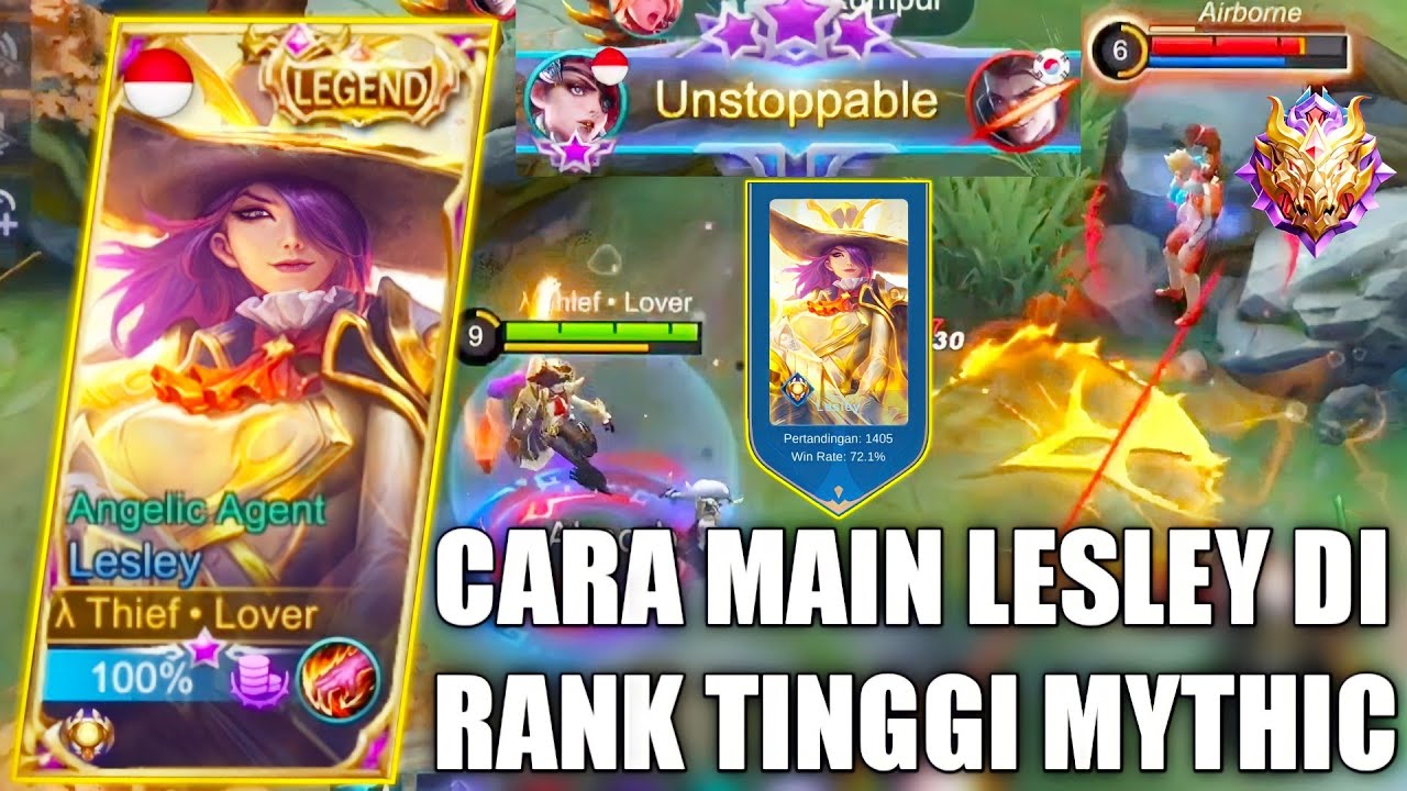 HYPER LESLEY LEGENDS IS BACK!! SATU SQUAD TERKEJUT MELIHAT DEMAGE TERSAKIT LESLEY SEASON 19