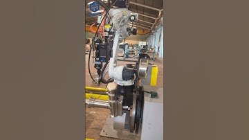 [SteviS Laser] Laser welding robot with 2 sets of positioner in Mexican stainless steel pipe factory