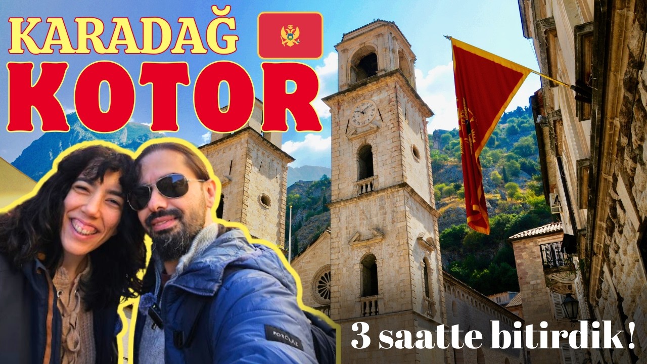 3 Saatte KOTOR Old Town’u Keşfettik!🚶‍♂️| KARADAĞ VLOG