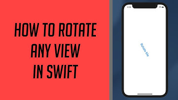How to rotate any View in Swift