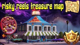 Fortnite Battle Royale Risky Reels Treasure Map Guide Location