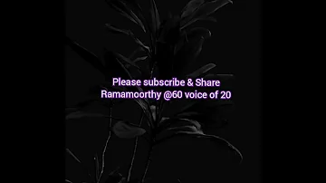Aattama Therottama/ Karaoke Track for Female Singers by Ramamoorthy@60 voice of 20