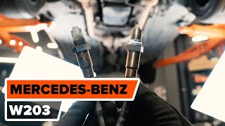 Como substituir sonda lambda no MERCEDES-BENZ W203 Classe C [TUTORIAL AUTODOC]