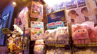 Akihabara in Tokyo 🐶🍻 Night Maid Cafe Town ♪💖 4K ASMR non-stop 1 hour 07 minutes