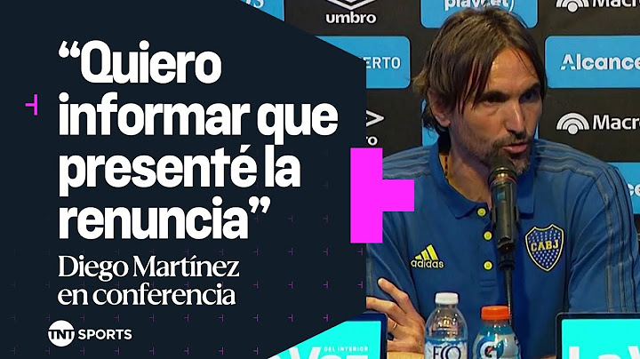 ÚLTIMO MOMENTO: Diego MARTÍNEZ RENUNCIÓ como DT de BOCA