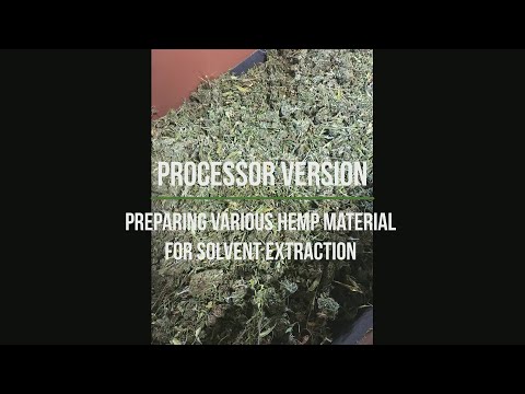 Hemp Stripping and Debudding for Processing Facilities