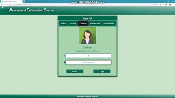 System Software using php cashier and paharmacy account...
