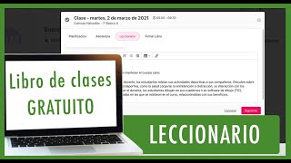 LECCIONARIO,  en Libro de clases digital de Lirmi 2021 🎉 screenshot 5