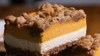 Pumpkin Cheesecake Bars