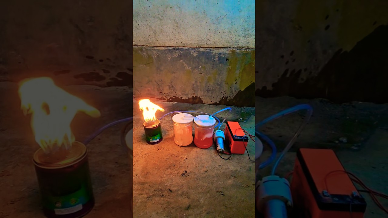 "DIY Hydrogen Gas Experiment 💧 | Free Energy Project 