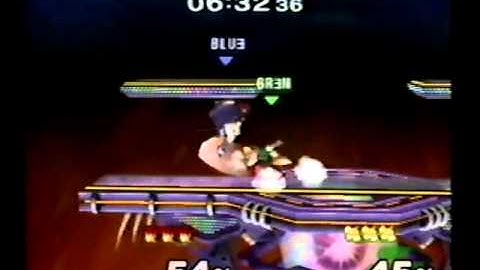 DDRKirby(ISQ) - 3-23,24-11 - SSBM - #74 - Green(Fox) vs. Blue(Roy).MPG