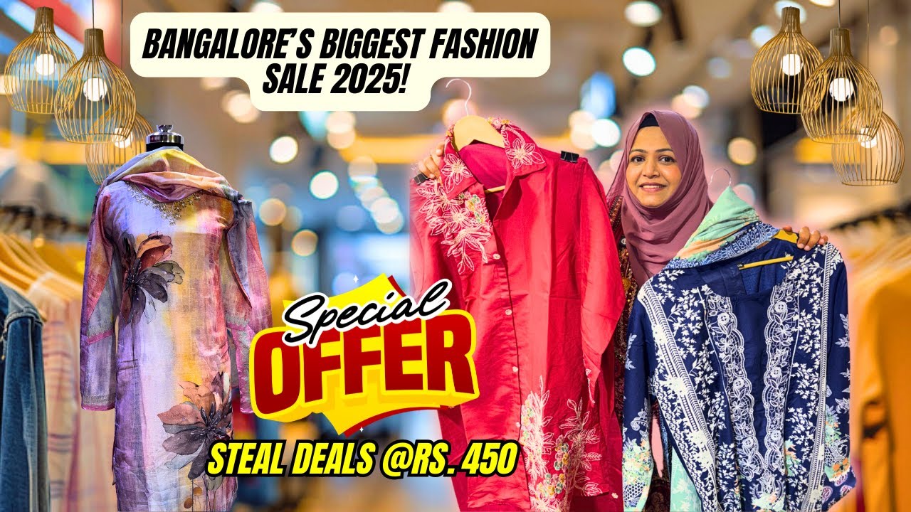 Bangalore’s BIGGEST Fashion Sale 2025 💥 Pakistani Dresses, Lawn Suits, Party, Bridal, Co Ords ₹450!