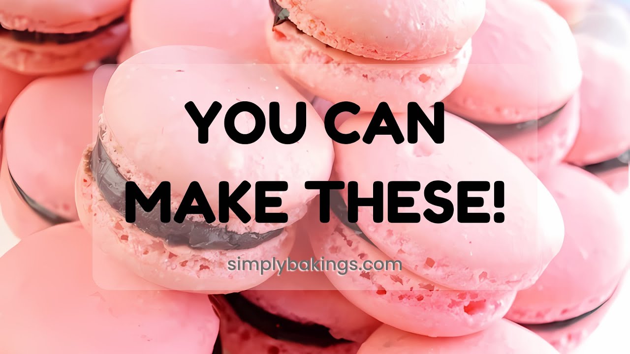 FRENCH MACARONS using EGG WHITES with GEL