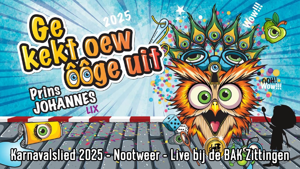 Karnavalslied 2025 - Nootweer - Live bij de BAK Zitting - Zaterdag 08 februari 2025