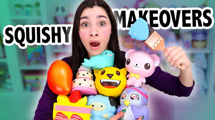 How Many Squishies Can I Paint in ONE Day?! #3