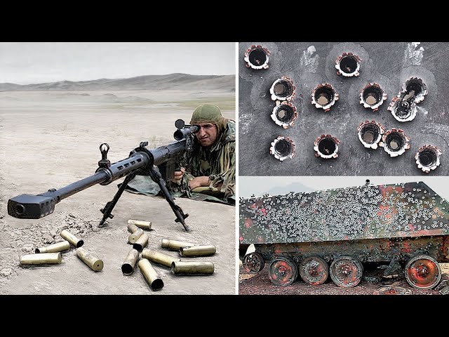 10 Most Powerful GUNS in the World in Action ! class=