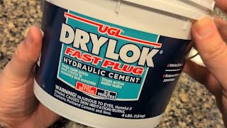 Fill and STOP LEAKS with this HYDRAULIC CEMENT! Does Hydraulic Cement Expand