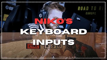 Learn how to play like NiKo in CS2 - keyboard inputs shown