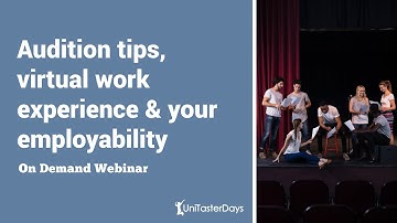 University interviews, virtual work experience & maximising your employability | UniTaster On Demand
