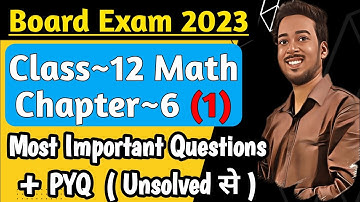 Class 12 Maths Chapter 6 | Part-1 | Application Of Derivatives | Derivatives As A Rate Measure