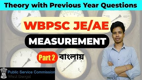 WBPSC JE/AE - ELECTRICAL ENGINEERING. Classification of Analog Instrument | Part-1