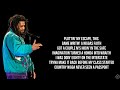 J cole  a m a r i lyrics