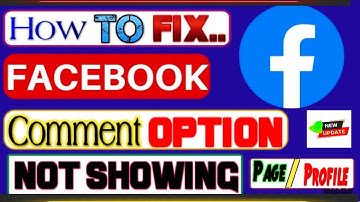 Facebook Page Comment Settings | Facebook Comment Option Not Showing Problem Solution 2023 | Update