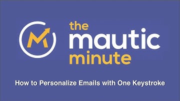 How to Personalize Emails with One Click or Keystroke