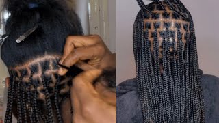 Knotless Braids ( Simple and Easy Style)