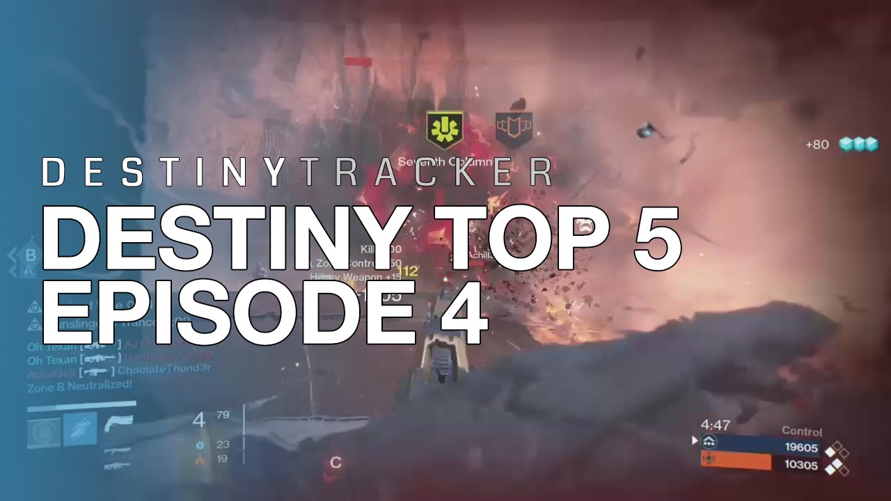 DestinyTracker Top 5 - Destiny Clips - Episode 4