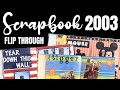 Scrapbook Album Flip Through - California 2003 Parents Vacation Disney