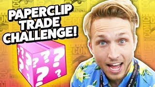 PAPERCLIP TRADE CHALLENGE AT COMICCON