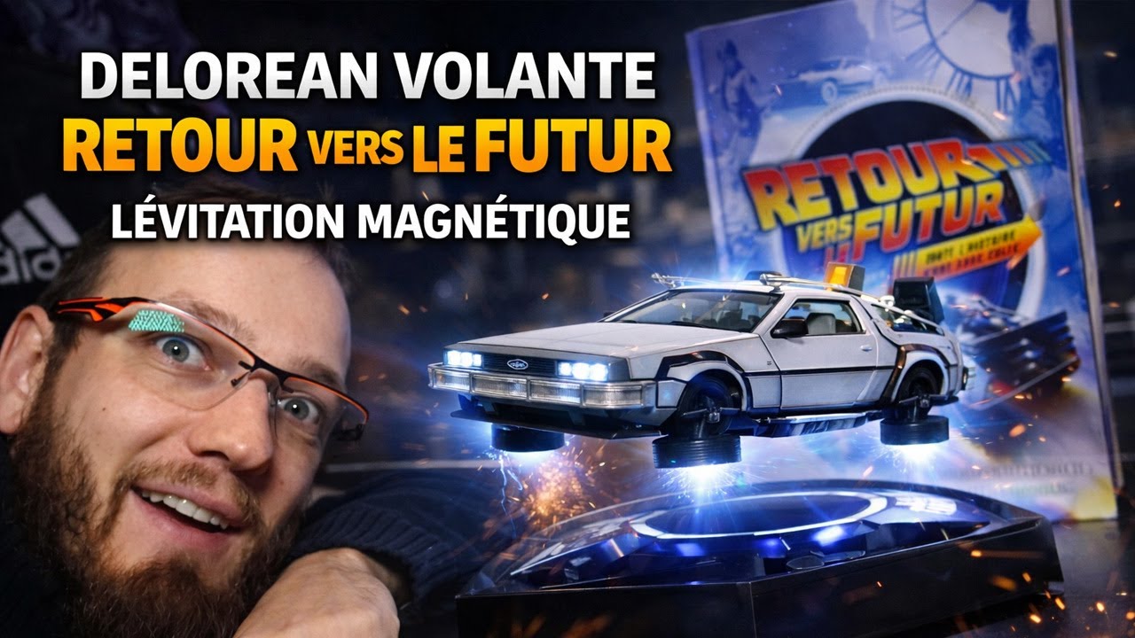 Delorean Volante Magnetique Retour Vers Le Futur 2